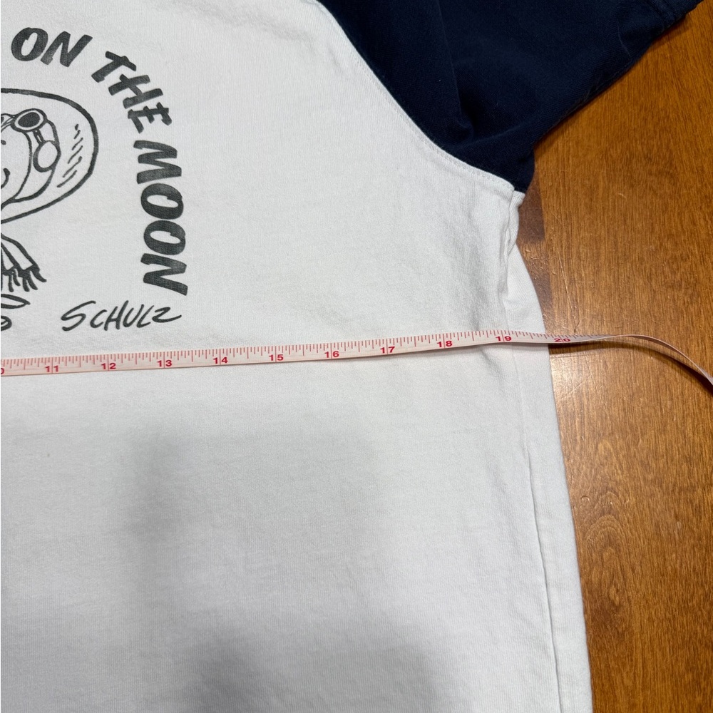 Peanuts White & Navy Snoopy 'First Beagle on the Moon' Short Sleeve Tee - Picture 9 of 9